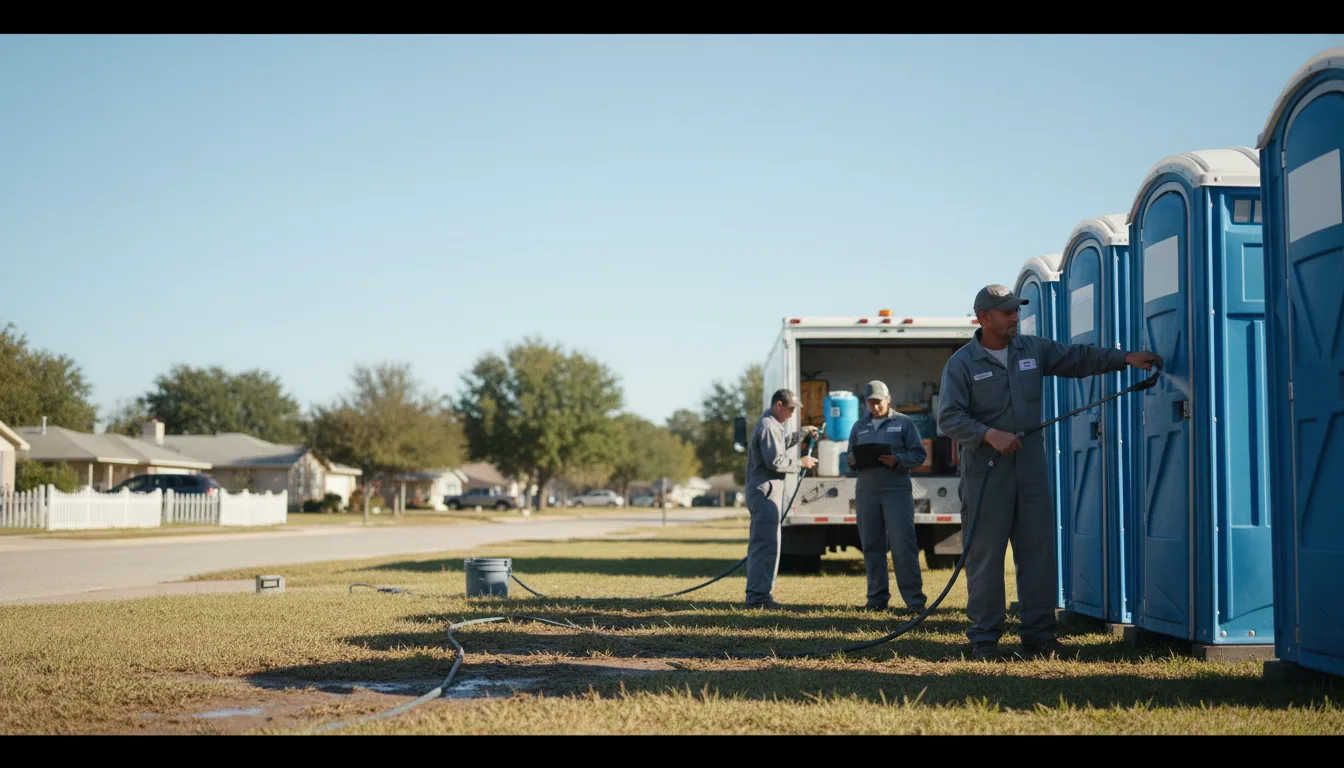 Long-Term Portable Toilet Rental in Prosper, TX near me